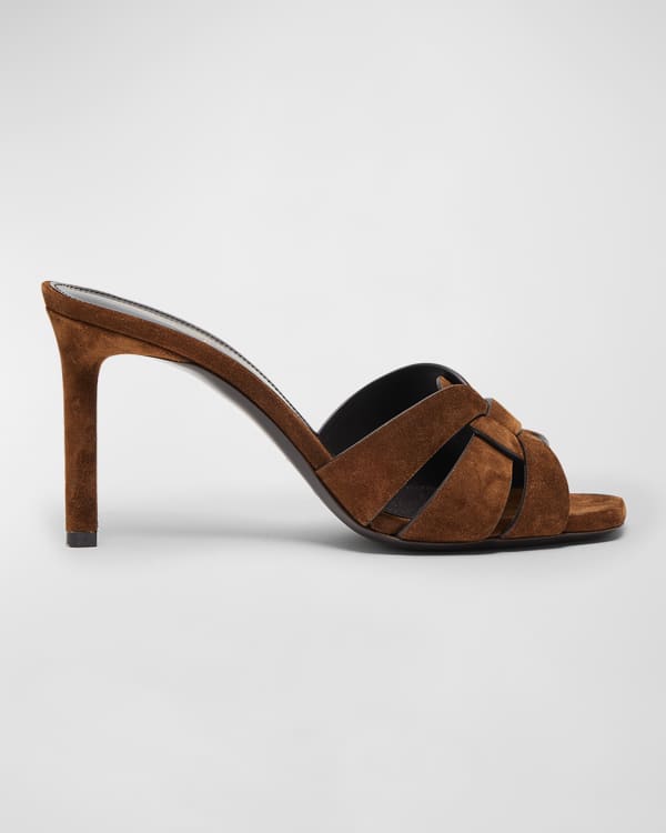Prada kitten heel discount mules