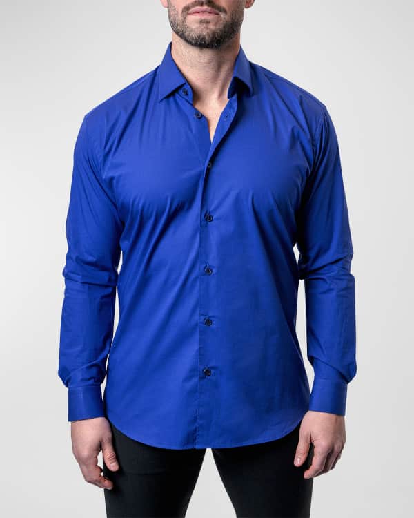 Kenzo Patchwork Bandana Shirt Royal Blue