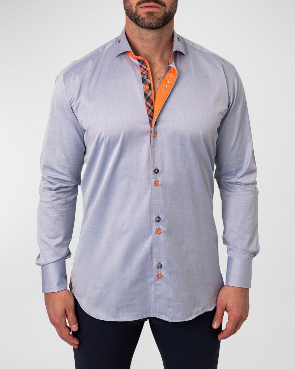 Maceoo Men's Fibonacci Skull Matrix Dress Shirt | Neiman Marcus
