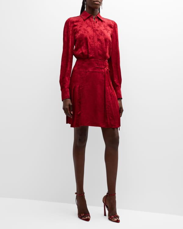 Jill jill stuart sale floral jacquard dress