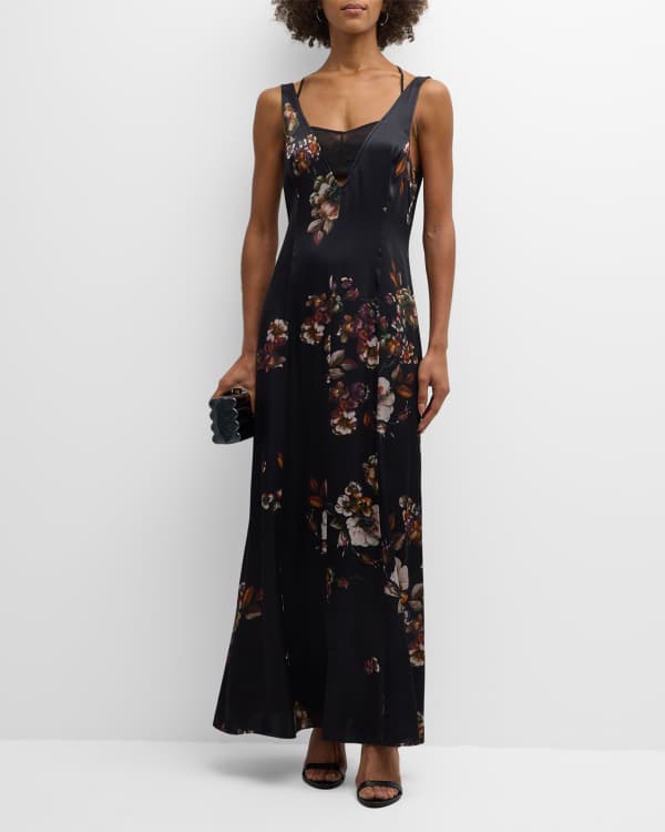 Jason Wu X Ray Floral Print Sheath Dress Blackwhite, $768, Neiman Marcus