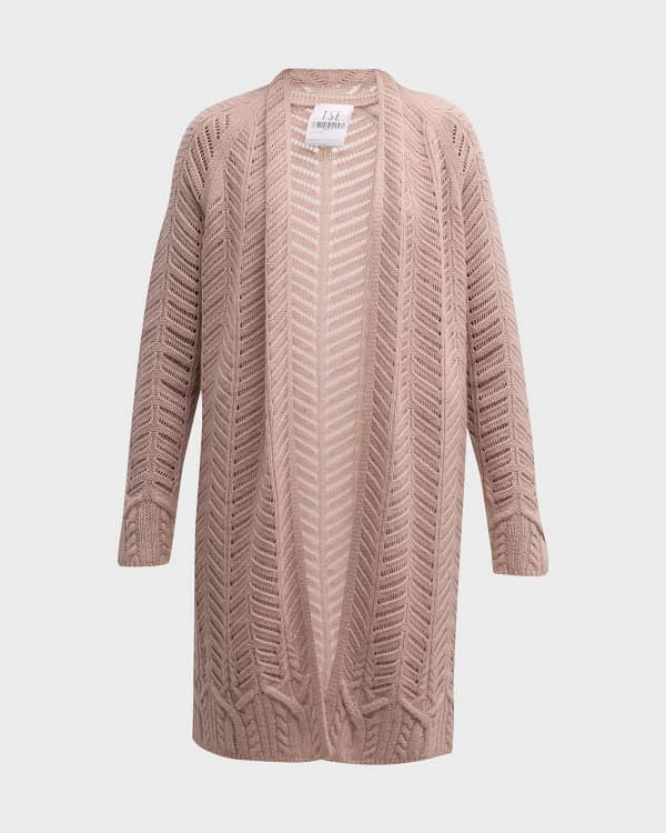 Tahari long cardigan clearance