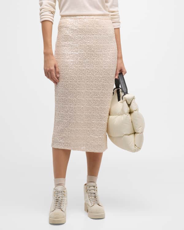 Peplum skirt hot sale cream