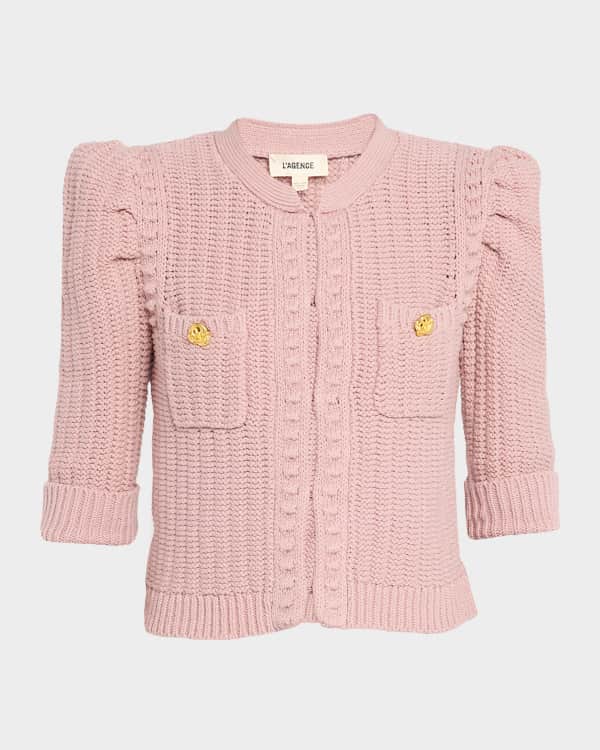 L'Agence Toulouse Cropped Cardigan | Neiman Marcus
