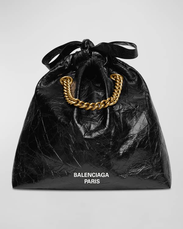 Balenciaga Papier B4 AJ Striped Zip-Around Tote Bag