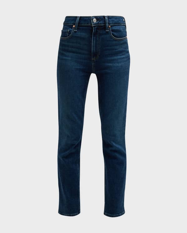 PAIGE Brigitte cropped mid-rise slim-leg jeans