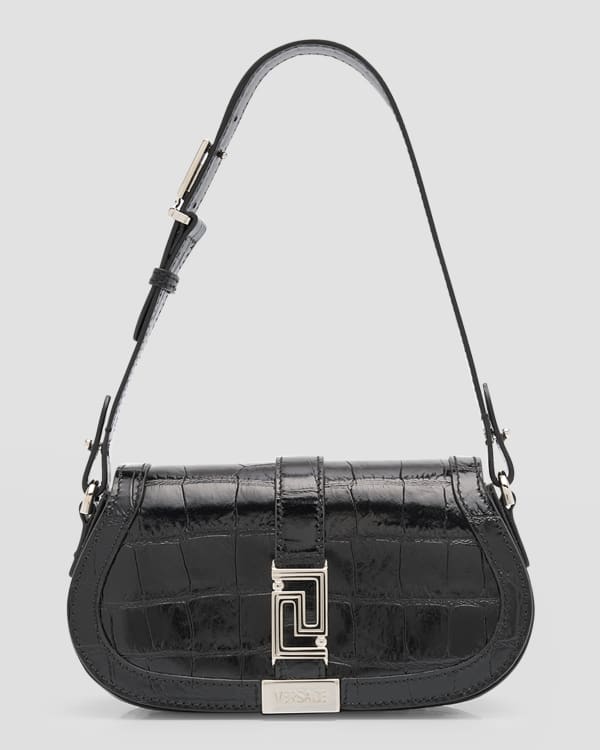 Versace quilted icon shoulder bag best sale