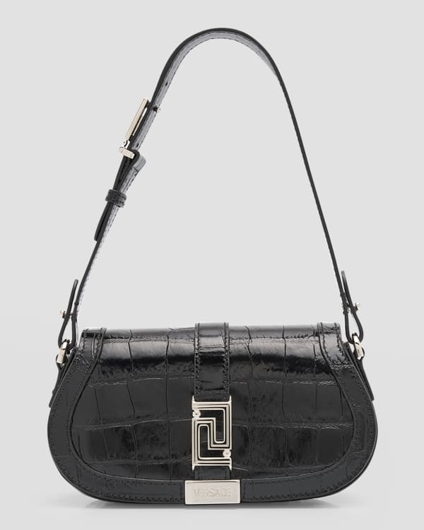 Versace Black Naplak Quilted Virtus Bag – BlackSkinny