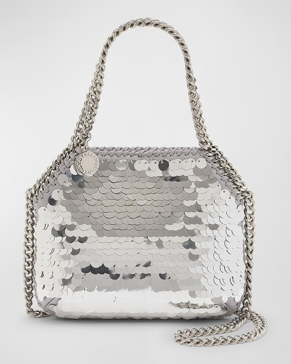 Stella McCartney Mini Allover Hotfix Crystal Shoulder Bag | Neiman Marcus