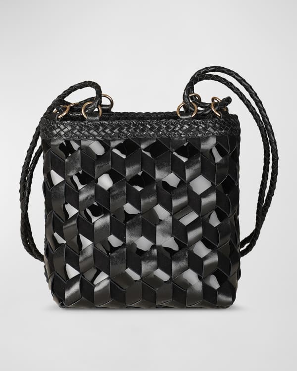 Ulla Johnson Willow Small Multicolor Mix Leather Bucket Bag