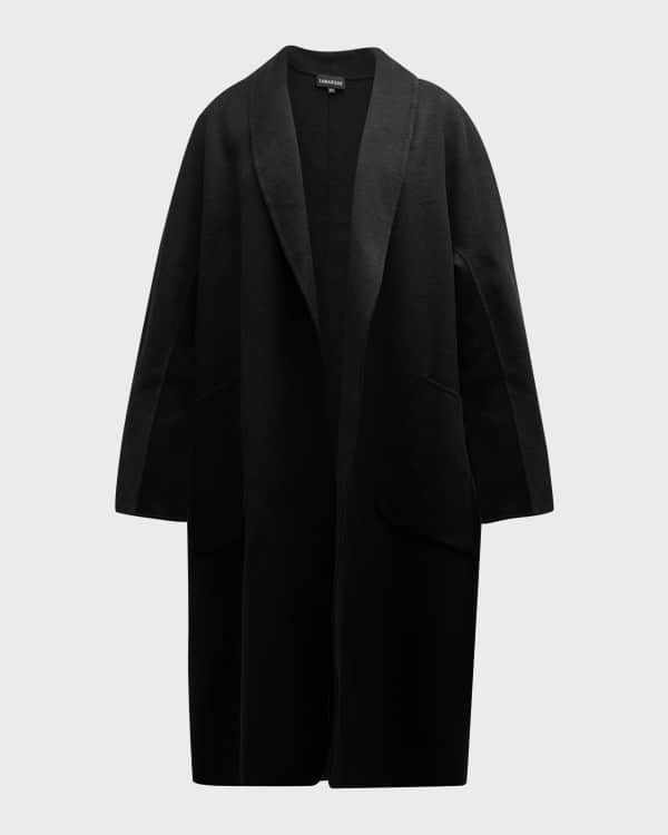 Rag & Bone Thea Italian Wool Coat in Black