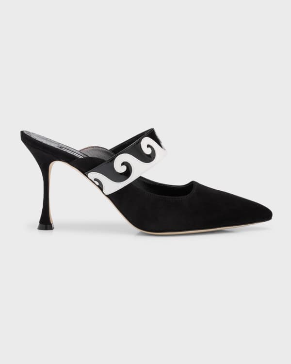 The row gala twist leather mules top