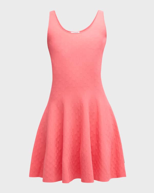 Akris punto Semi Transparent Dotted Midi Dress Neiman Marcus