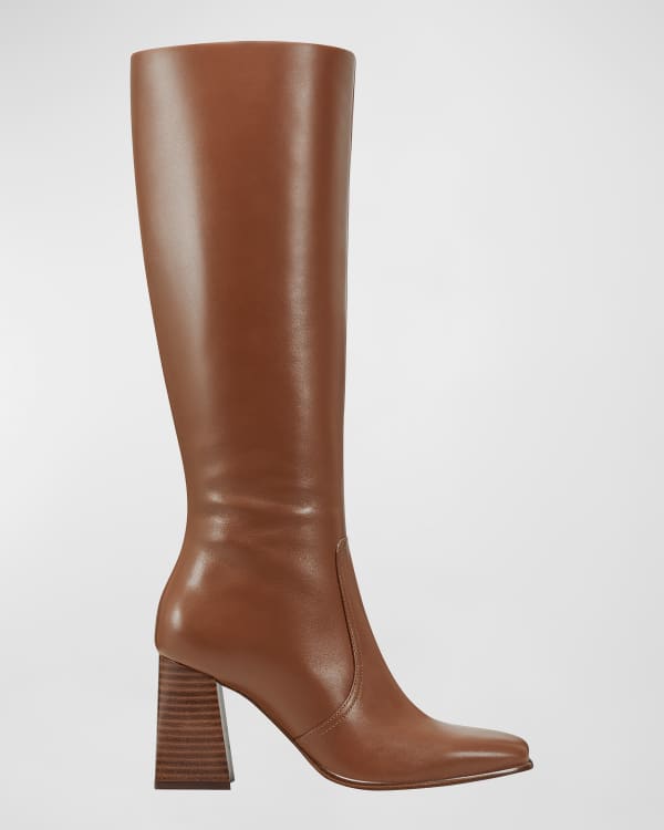 Marc Fisher LTD Lannie Leather Knee Boots Neiman Marcus