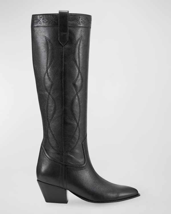 Rag Bone RB Suede Cowboy Boots Neiman Marcus