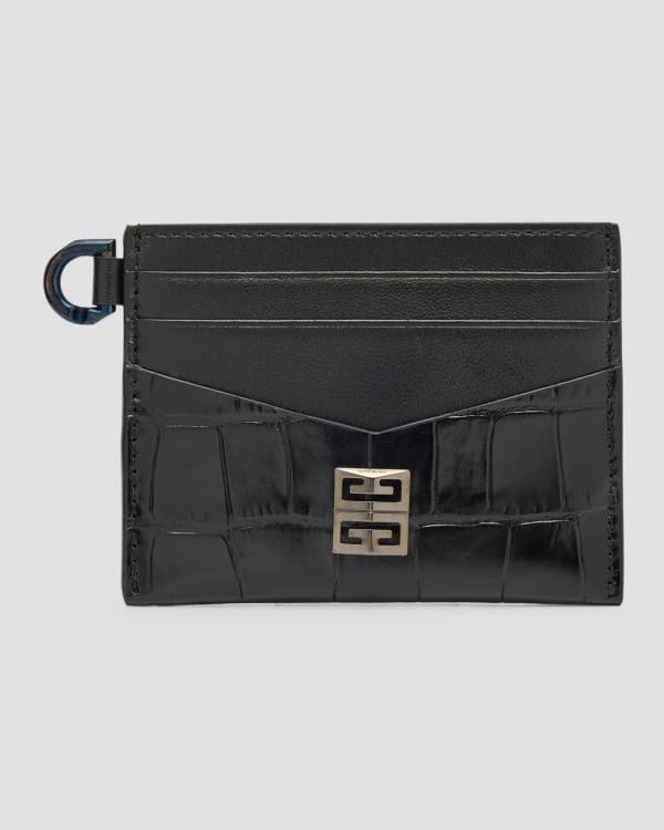 Givenchy G-Cut Monogram-Embossed Card Case