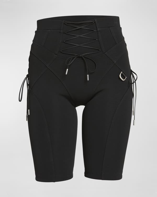 Off white biker shorts online
