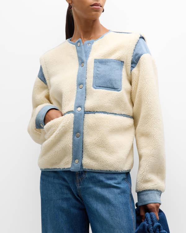 Eileen fisher sheared alpaca short jacket sales
