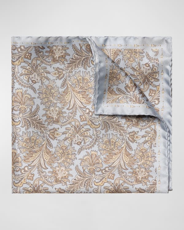 Hofman Grand Central Fancy Silk Pocket Square