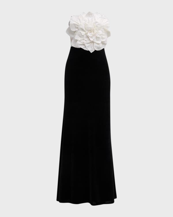 Theia Fahreta Strapless Gown main image 1