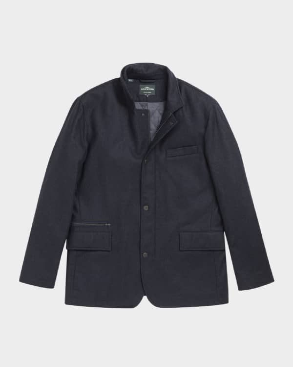 Theory Men's Clinton Precision Tweed Blazer | Neiman Marcus