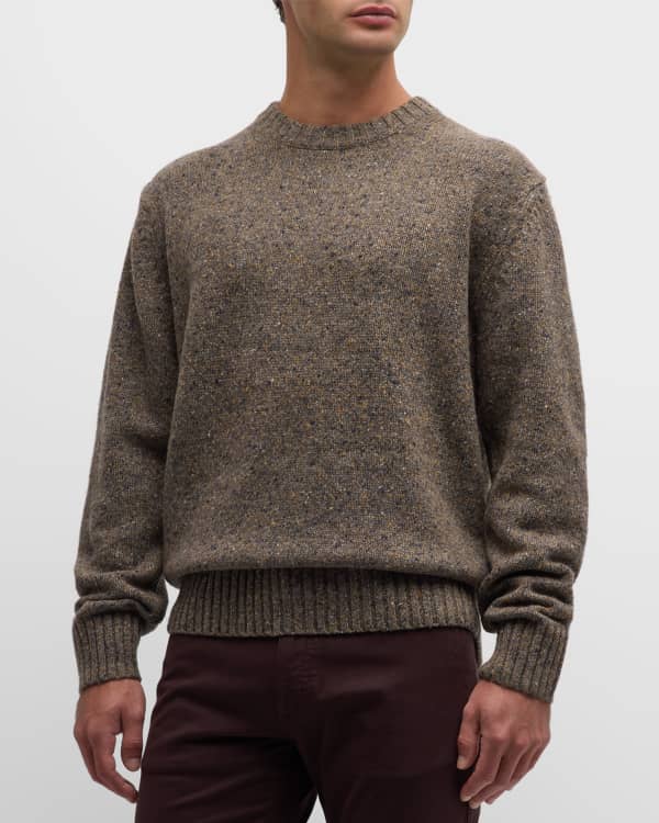 Peter Millar Men's Cable-Knit Raglan Sweater | Neiman Marcus