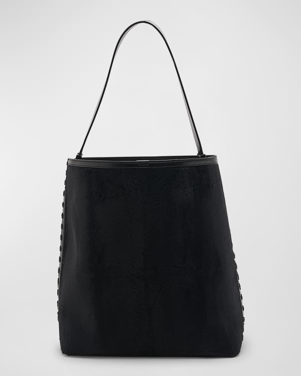 Proenza Schouler Tiny PS1 Tonal Leather Top Handle Bag in Sand