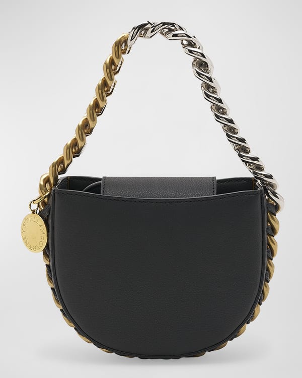 Frame Small Hobo Bag - Stella Mccartney - Black - Leather Vegan