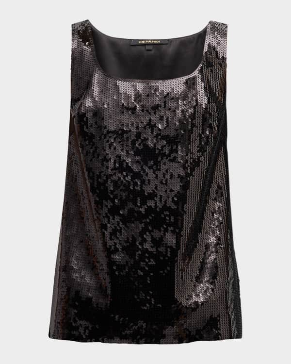 Neiman marcus sequin tops 2025