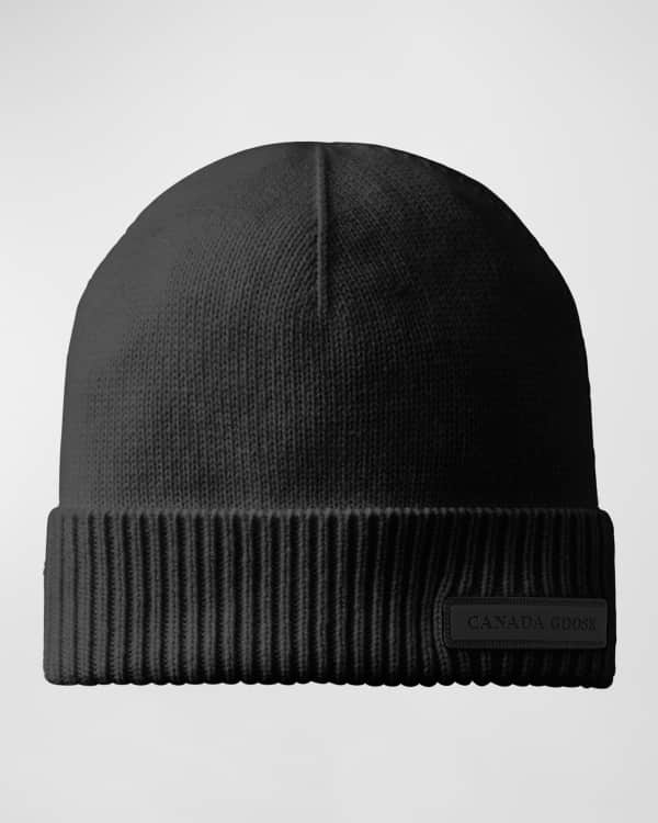 Kiko, Unisex Knit merino blend monogram hat