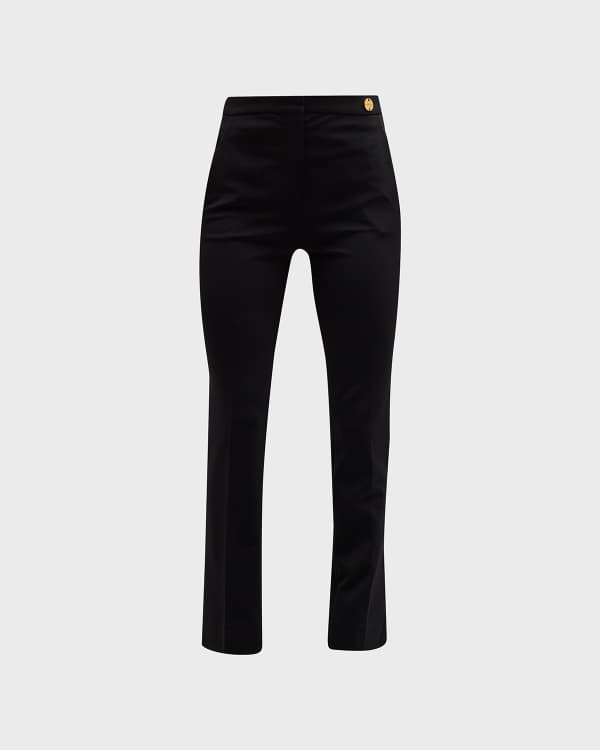 Toteme Zip-Cuff Viscose Leggings | Neiman Marcus