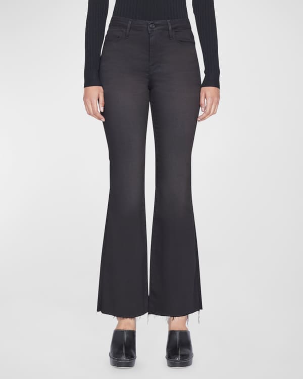 Elise High Rise Crop Flare Jeans- FINAL SALE – Mesh