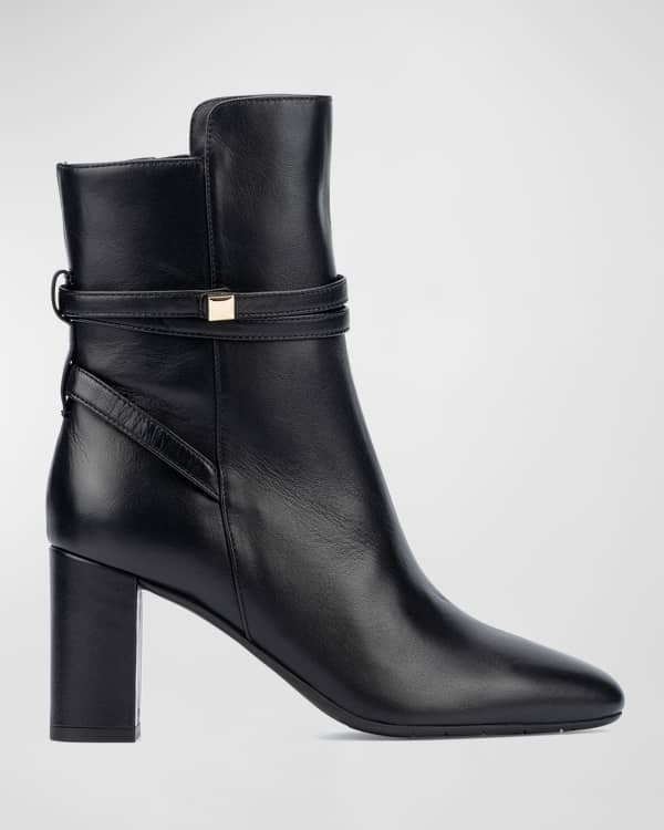 aquatalia fuoco leather ankle boots