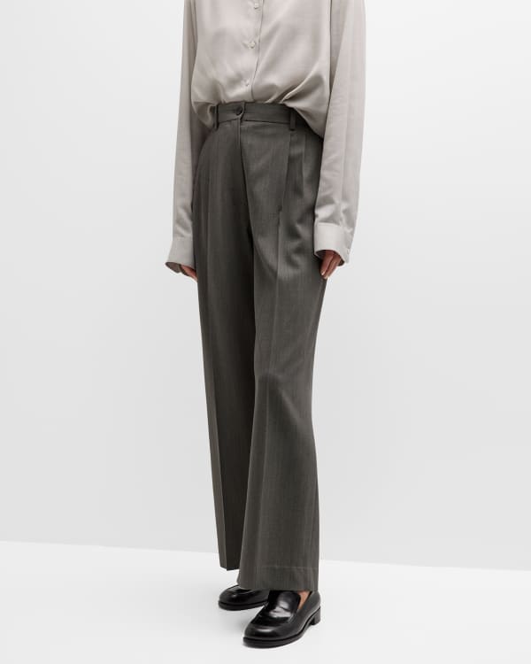 The Row Black Marce Trousers