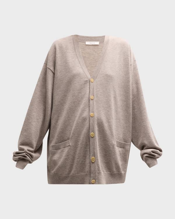 THE ROW Davion Oversized Wool-Cashmere Sweater | Neiman Marcus
