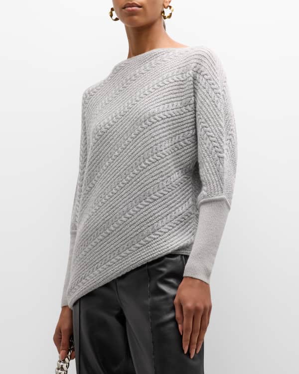 Toteme Cashmere Cable-Knit Sweater | Neiman Marcus