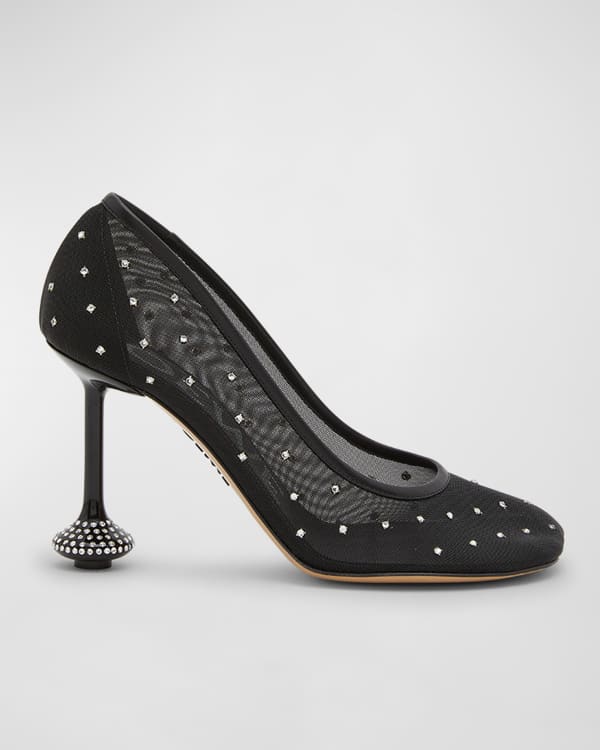 Miu Miu Crystal Net Mary Jane Pumps | Neiman Marcus