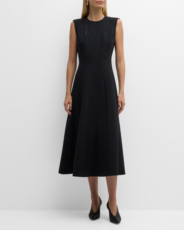 Spanx Perfect A-line 3⁄4 Sleeve Dress Black