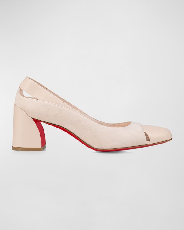 Christian Louboutin Viva Patent Red Sole Pumps Beige Neiman Marcus