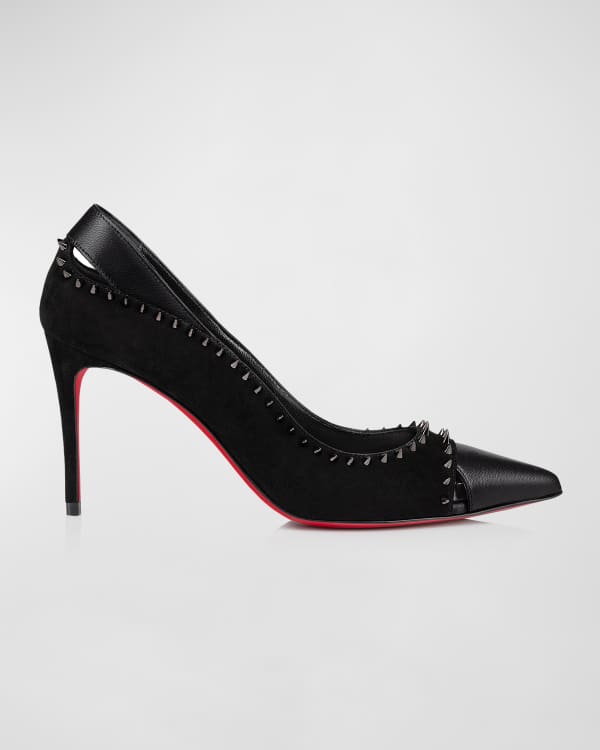 Christian Louboutin Pigalle Follies Leather 100mm Red Sole High