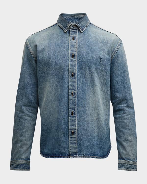 【日本限定モデル】 Dsquared2 Marcus Neiman | Shirt Western Denim Classic Men's トップス