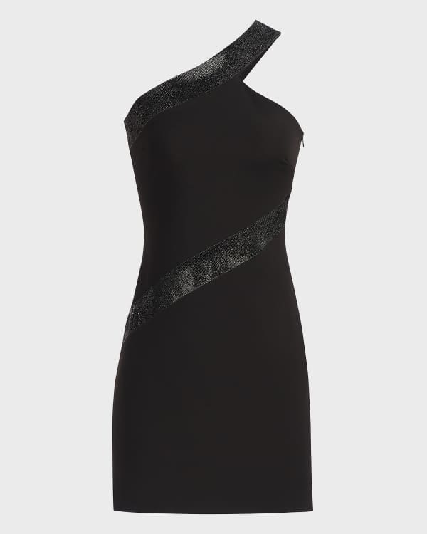 Halston Averie Ruched Cutout Dress | Neiman Marcus