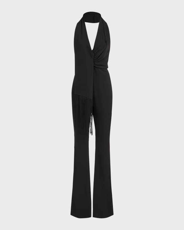 Halston heritage discount wide leg jumpsuit
