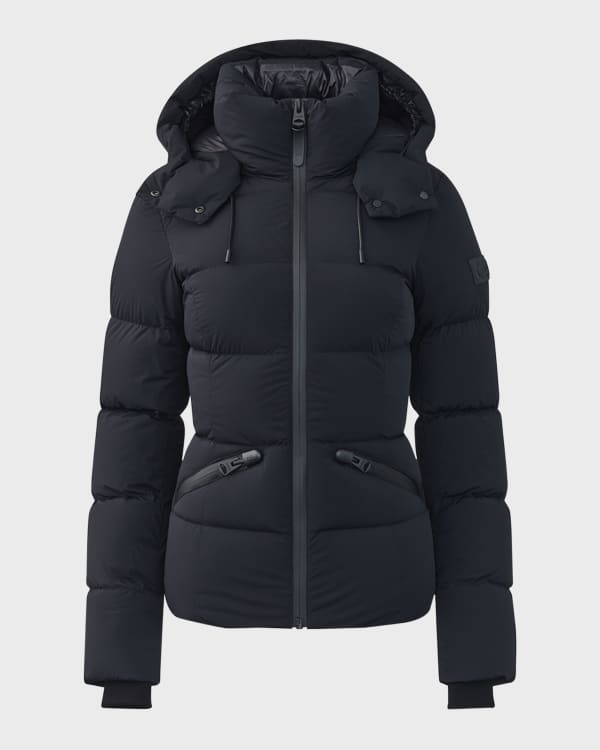 Gotham ii faux fur trim jacket best sale