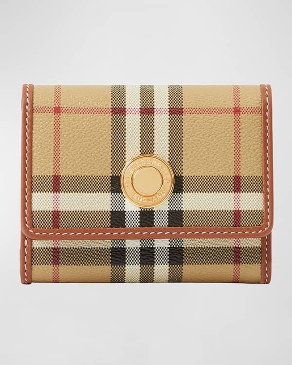 Burberry Jessie Chain Monogram Wallet Neiman Marcus