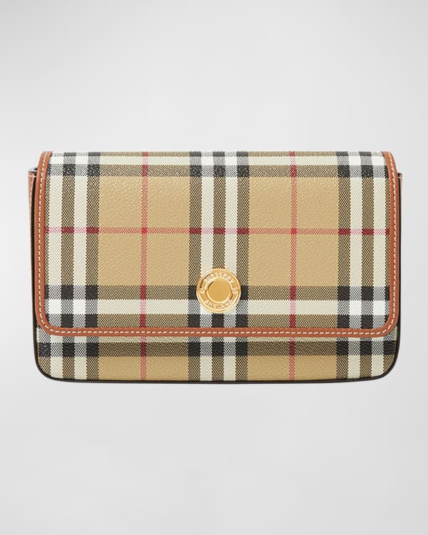 Burberry Hannah Vintage Check Crossbody Bag