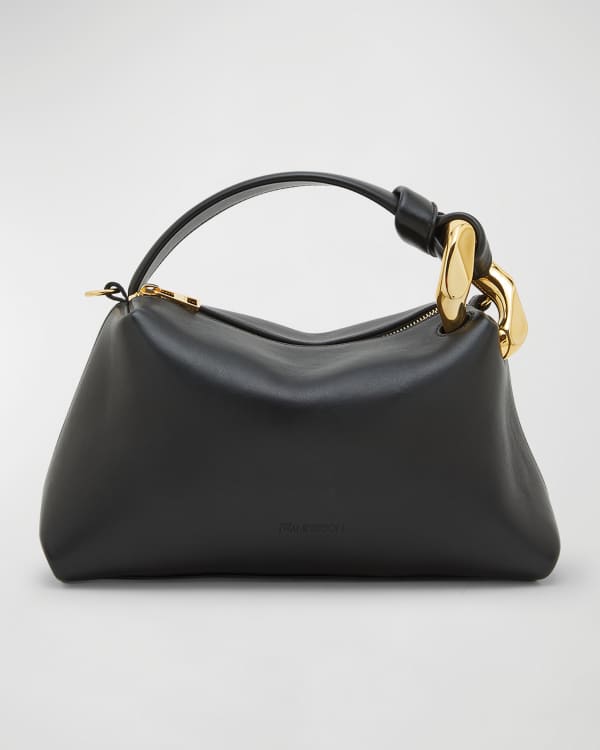 The Elena Bag in Black Leather with Studs– KHAITE