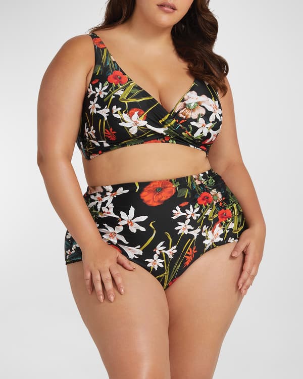 Artesands Plus Size Botticelli High Waist Swim Pants Neiman Marcus