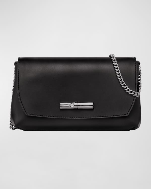 FRAME Le Signature Mini Smooth Leather Crossbody Bag | Neiman Marcus
