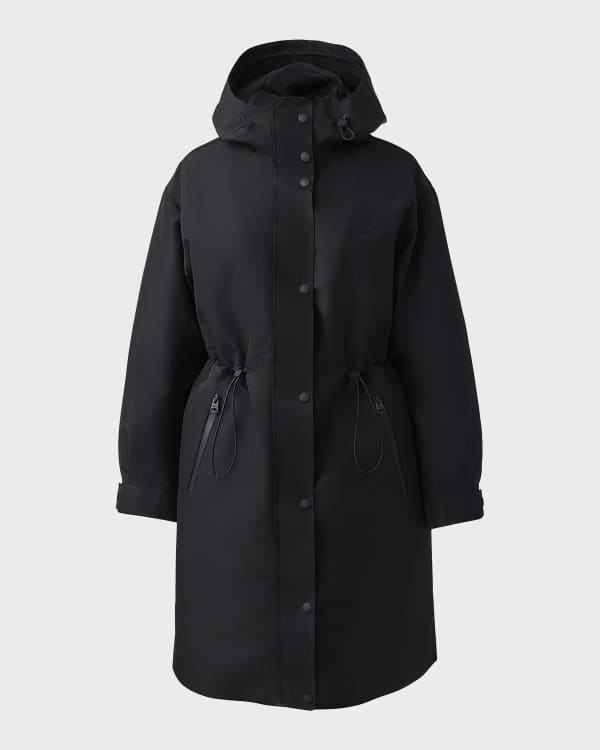 Derek Lam 10 Crosby Parka Anorak Coat with Detachable Fox Fur